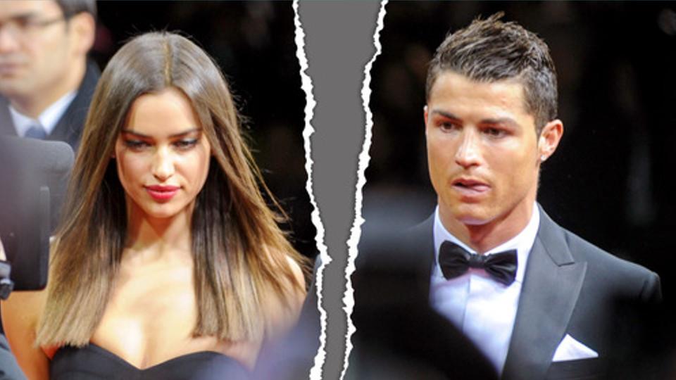 Indosport - Irina Shayk dan Cristiano Ronaldo.
